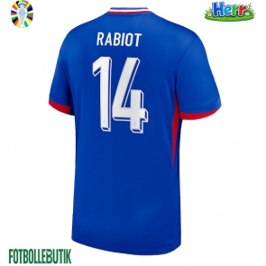 Frankrike Adrien Rabiot #14 Hemmatröja EM 2024 Kortärmad